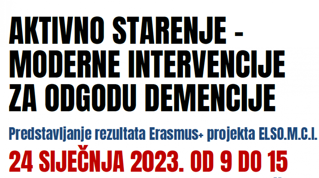 Simpozij „Aktivno starenje – moderne intervencije za odgodu demencije“