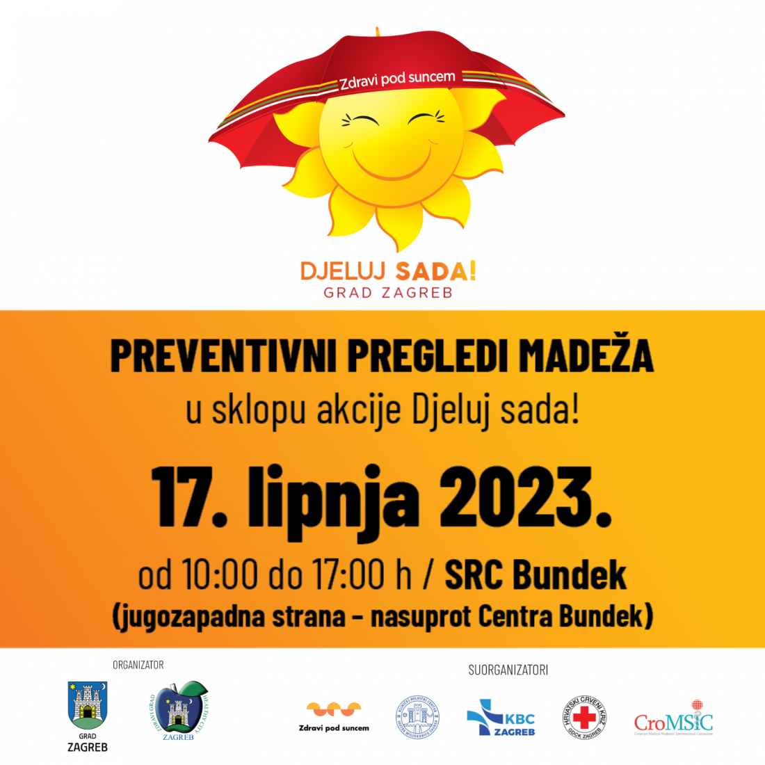 Javnozdravstveno – preventivna akcija besplatnih pregleda madeža „Djeluj sada!“