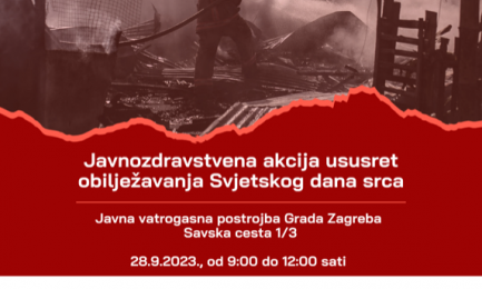 Javnozdravstvena akcija za vatrogasce u susret Svjetskom danu srca 2023.