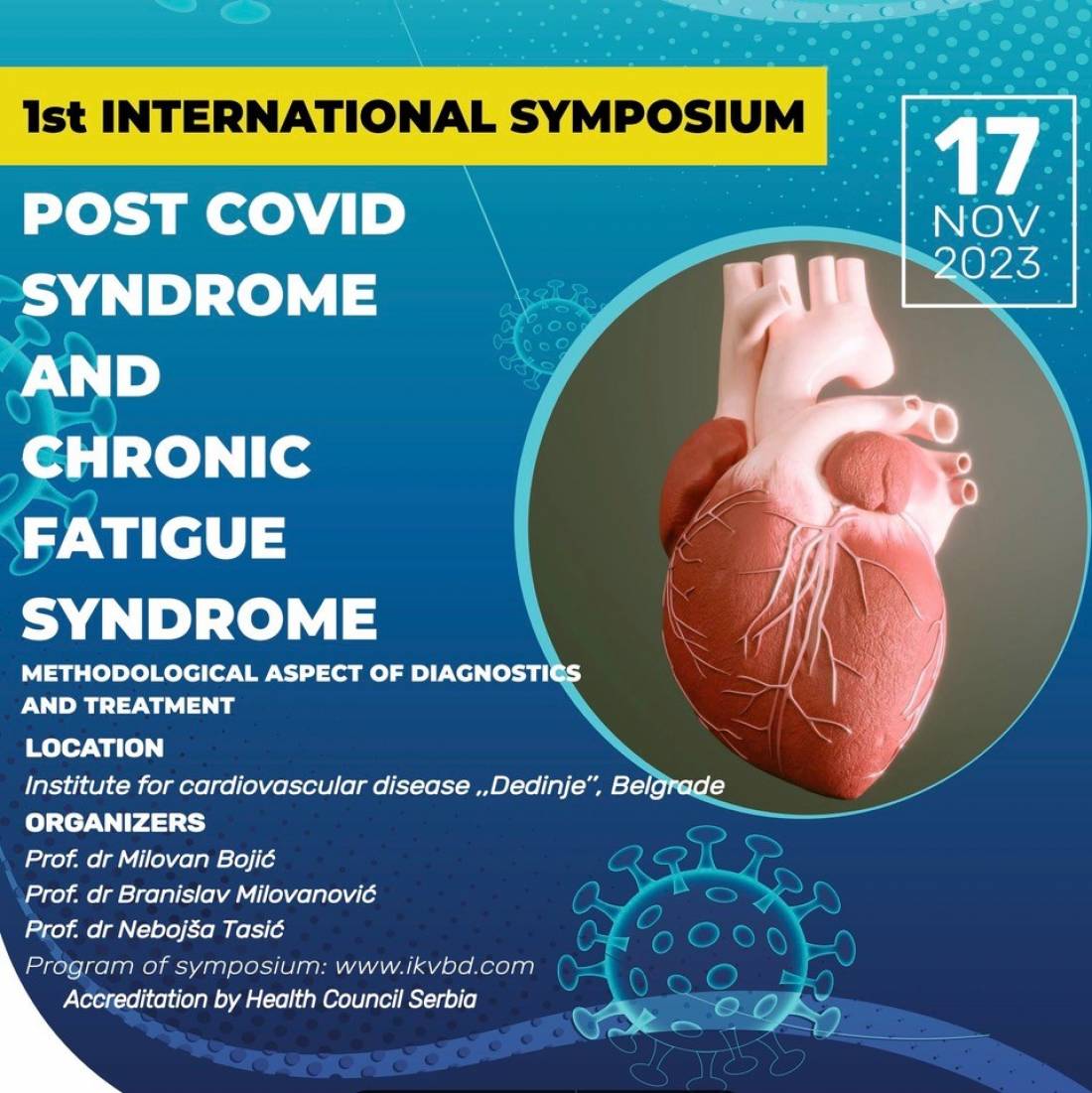 1st International Symposium “Post Covid Syndrome and Chronic Fatigue Syndrome”