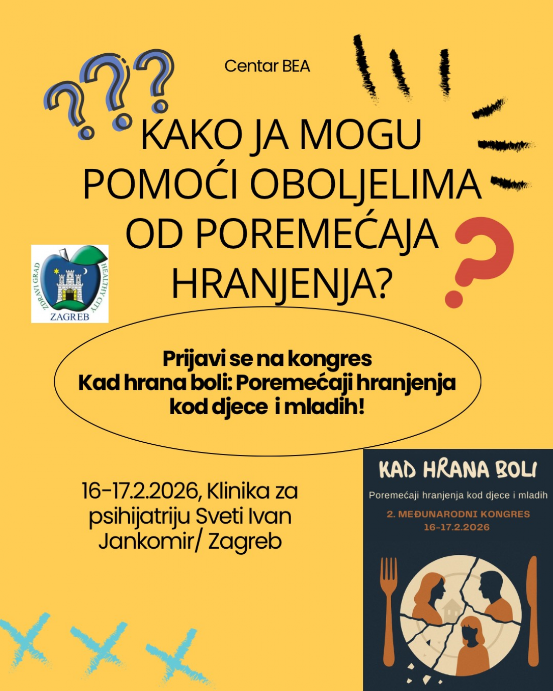 Poziv na sudjelovanje u kongresu Kad hrana boli