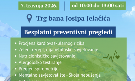 Svjetski dan zdravlja 2026. u Zagrebu